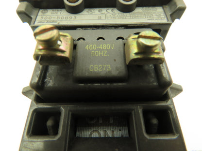 Allen Bradley 500-B0B93 500-BOB93 Ser B Motor Starter 600V NEMA 1 460/480V Coil