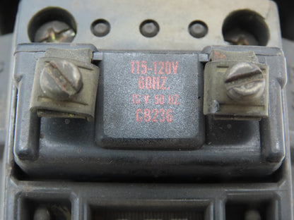 Allen Bradley 505V-AOD Ser B Motor Starter 600V 3-Pole 115/120V Coil Size 0