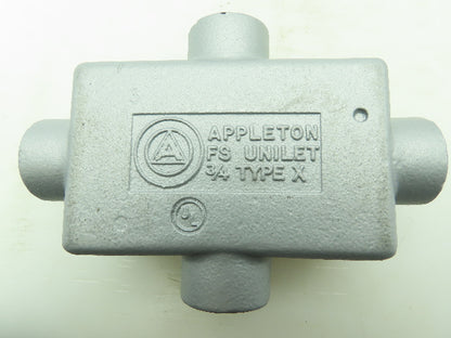 Appleton FSX-1-75 3/4 inch Mall Iron Device Box FS-FD CS DEV Box Shallow FXS