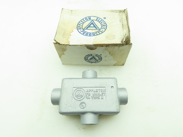 Appleton FSX-1-75 3/4 inch Mall Iron Device Box FS-FD CS DEV Box Shallow FXS