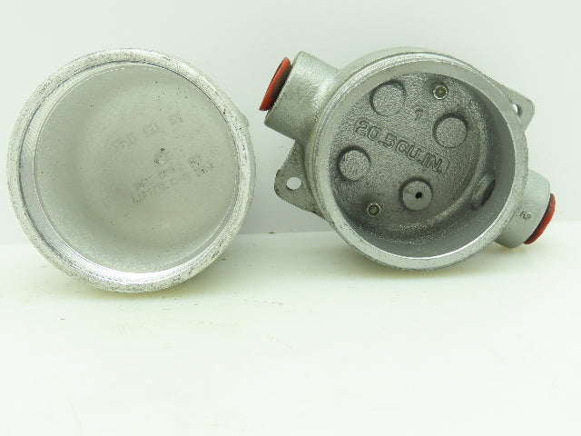 Crouse Hinds Co 1/2 EABC EAJC 16 Explosion Proof Conduit Outlet Box