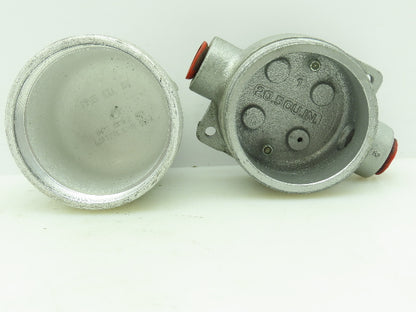 Crouse Hinds Co 1/2 EABC EAJC 16 Explosion Proof Conduit Outlet Box