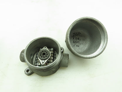 Crouse Hinds Co 1/2 EABC EAJC 16 Explosion Proof Conduit Outlet Box Lot of 2