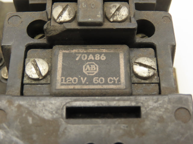 Allen Bradley 705AOE Ser K Reversing Motor Starter 3-Pole 550V 120V Coil  Size 0