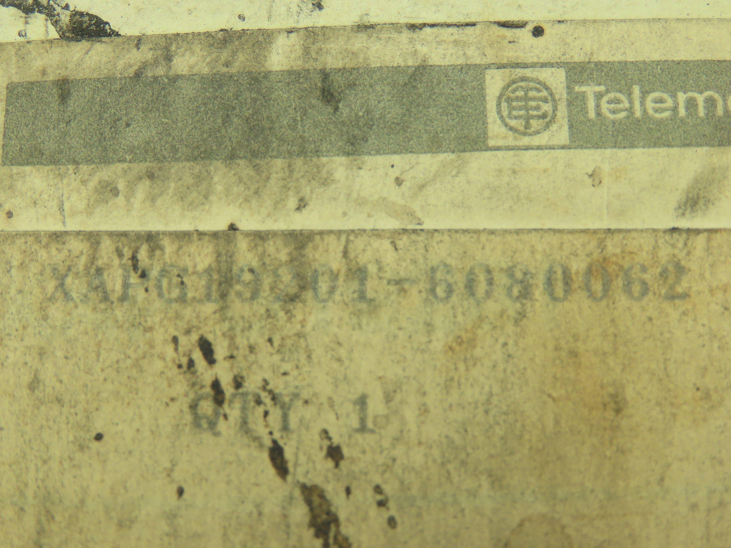 Telemecanique XAFG19001-6080062 Pushbutton Control Panel Box 3x3" Start Green