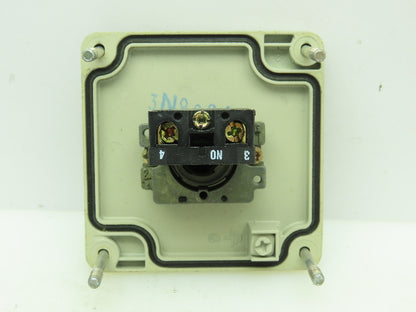 Telemecanique XAFG19001-6080062 Pushbutton Control Panel Box 3x3" Start Green