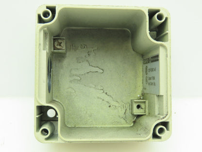 Telemecanique XAFG19001-6080062 Pushbutton Control Panel Box 3x3" Start Green