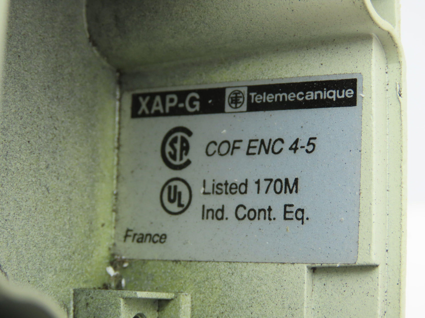 Telemecanique XAFG19001-6080062 Pushbutton Control Panel Box 3x3" Start Green