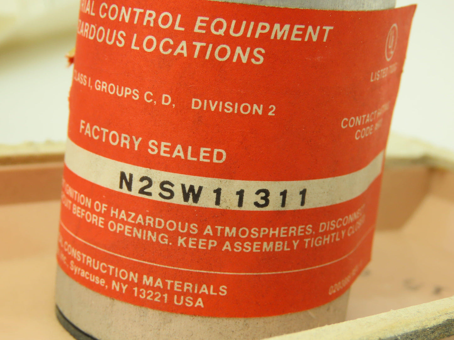 CROUSE-HINDS N2S 2123 Control Station 3 Position 2 Circuit Selector Switch