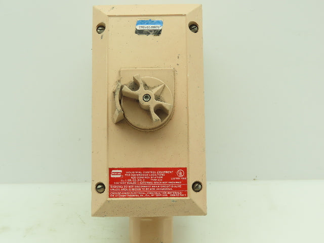 CROUSE-HINDS N2S 2123 Control Station 3 Position 2 Circuit Selector Switch