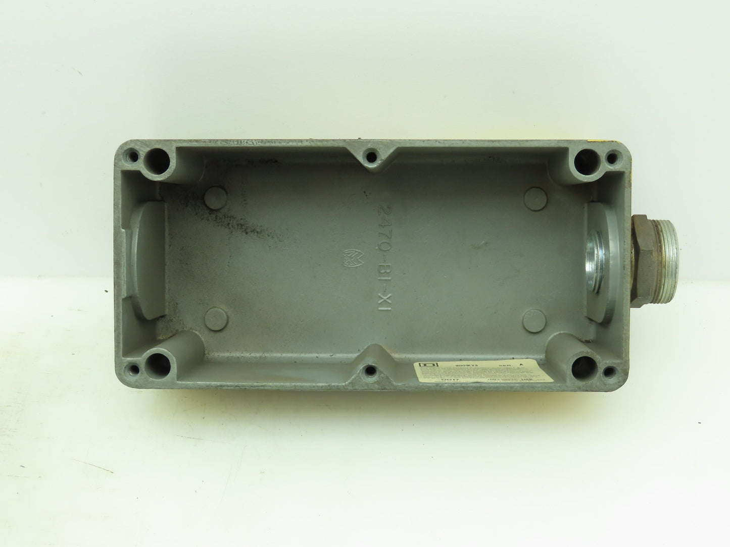 Allen Bradley 800T-3TZ Push Button Enclosure 3 Hole Green & Indicator Light