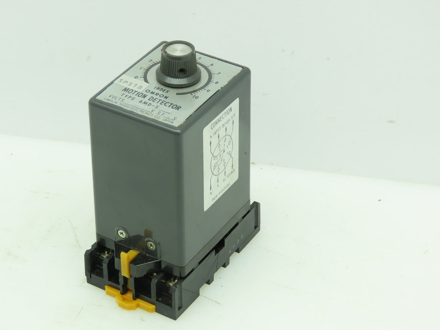 Omron AMD-SU3 Motion Detector AC100-120V 0-10 Sec With Base