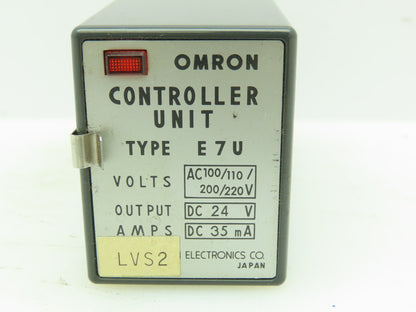 Omron E7U Level Switch Controller  110/220VAC Input24VDC Output