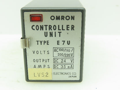 Omron E7U Level Switch Controller  110/220VAC Input24VDC Output