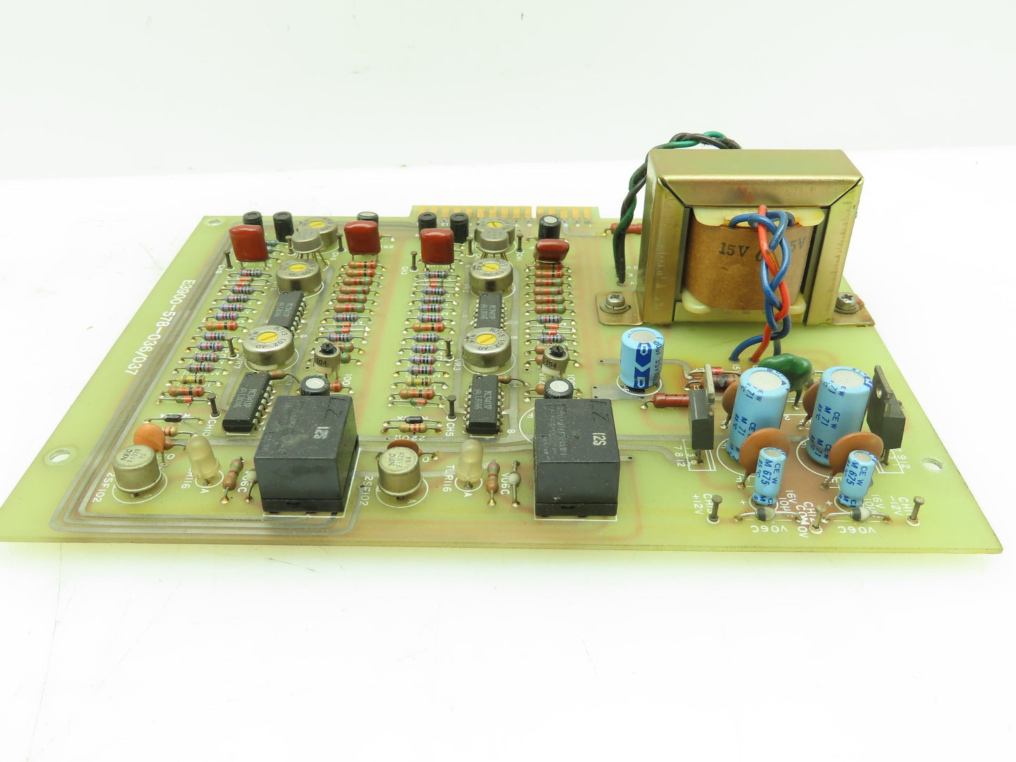 Okuma E3900-578-036/037 Circuit Board Card 15V Transformer