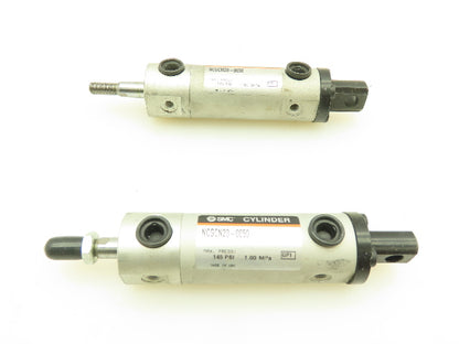 SMC NCGCN20-0050 Pneumatic Cylinder .5" Stroke 3/4" Bore Lot of 2