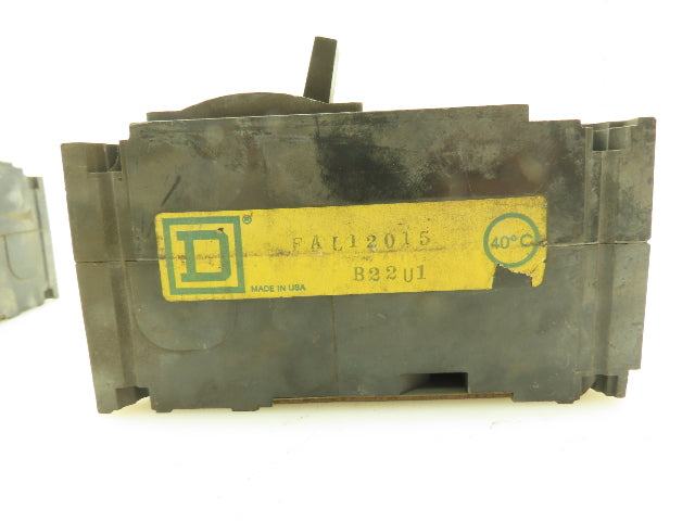 Square D FAL12015 Circuit Breaker 15A 120V 1-Pole  LOT OF 5