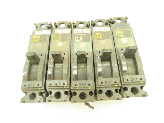 Square D FAL12015 Circuit Breaker 15A 120V 1-Pole  LOT OF 5