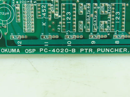 Okuma PC-4020-B / E4806-032-246-B OSP PTR Puncher Printer ASR Circuit Board