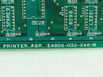Okuma PC-4020-B / E4806-032-246-B OSP PTR Puncher Printer ASR Circuit Board