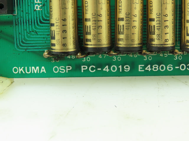 Okuma E4806-032-245 PC-4019 E/C I/O Tsuika OSP Input Output Circuit Board