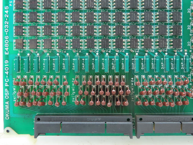 Okuma E4806-032-245 PC-4019 E/C I/O Tsuika OSP Input Output Circuit Board