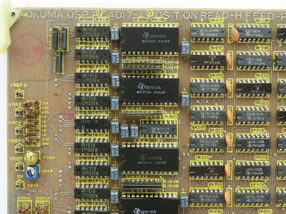Okuma PC4017-A E4806-045-013-A OSP Position Read-H Feed-P PTR Circuit Board