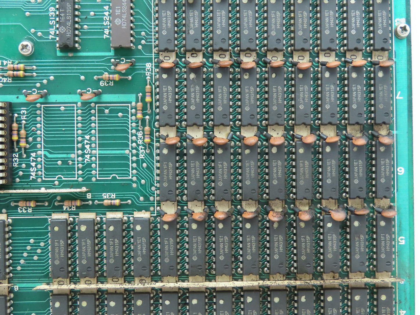 Okuma H80SBM01-A1 / H80SBM00-B01 Circuit Board Scram Control Panel