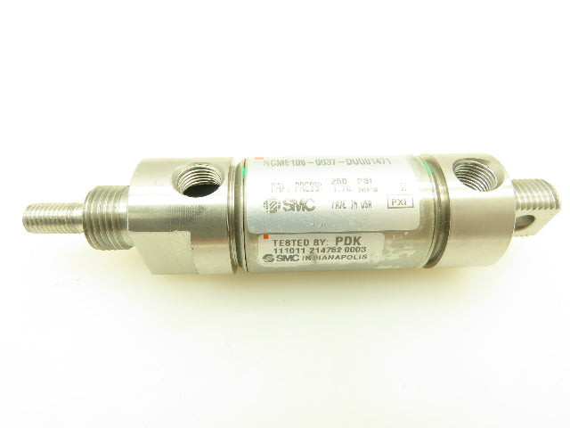 SMC NCME106-037-DU001471 Pneumatic Air Cylinder 1-1/16"Bore .37"Stroke Lot of 3