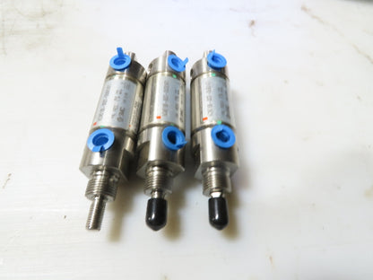 SMC NCME106-037-DU001471 Pneumatic Air Cylinder 1-1/16"Bore .37"Stroke Lot of 3