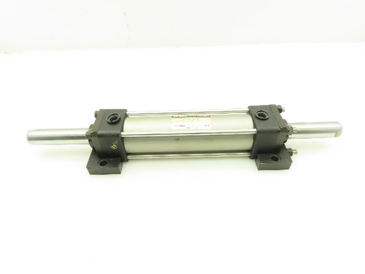 SMC NCA1WS200-01-0413US Double Rod Pneumatic Air Cylinder 2"Bore 1"Stroke