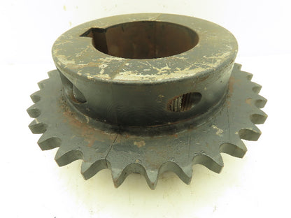 #80 Roller Chain Split C-Hub Sprocket 1" Pitch 32 Teeth 4-7/16" Keyed Bore