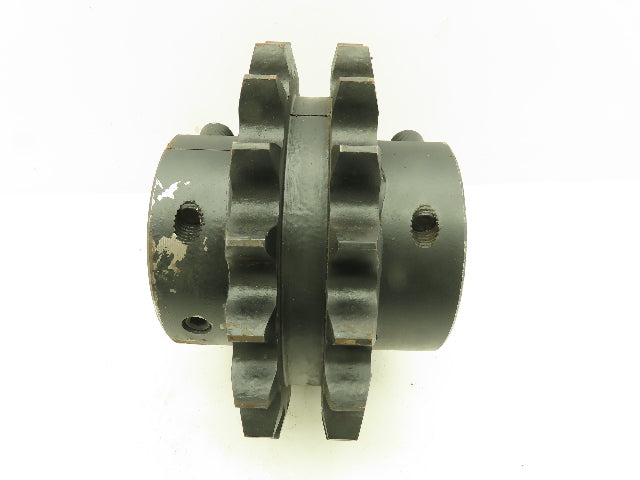Martin #120 Roller Chain Split C-Hub Double Row Sprocket 20T 3-7/16" Keyed Bore