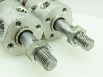 SMC NCGBA32-0100 Numatic Double Acting Cylinder 1-1/4"Bore 1"Stroke  LOT OF 2