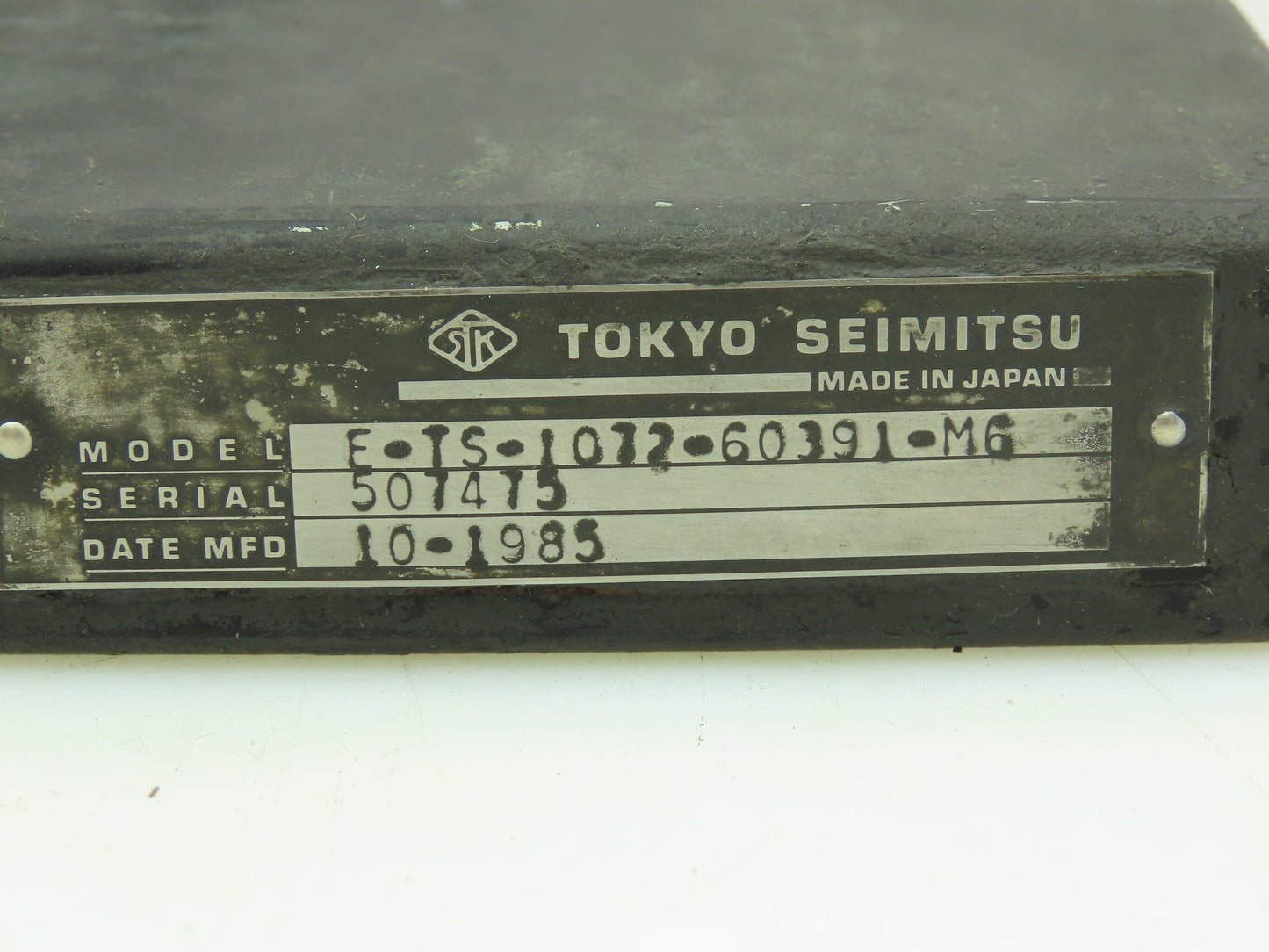 Tokyo E-TS-1072-60391-M6 Seimitsu Pulcom Measuring Gauge Head E-TS-1072