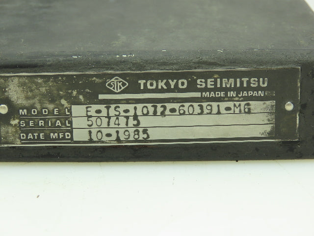 Tokyo E-TS-1072-60391-M6 Seimitsu Pulcom Measuring Gauge Head E-TS-1072