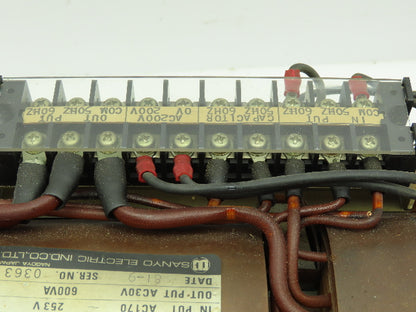 Okuma E 0451-292-033 Sanyo AVR Unit Transformer 170-253VAC Pri 30VAC Sec  1Ø