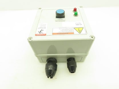 Cutler Hammer CE12BNC310 Motor Starter 1-1.6 FLA 3Ø 6 x 6" Enclosure 24VDC Coil