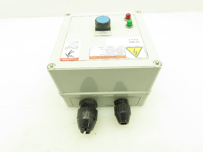 Cutler Hammer CE12BNC310 Motor Starter 1-1.6 FLA 3Ø 6 x 6" Enclosure 24VDC Coil