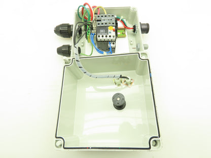 Cutler Hammer CE12BNC310 Motor Starter 1-1.6 FLA 3Ø 6 x 6" Enclosure 24VDC Coil