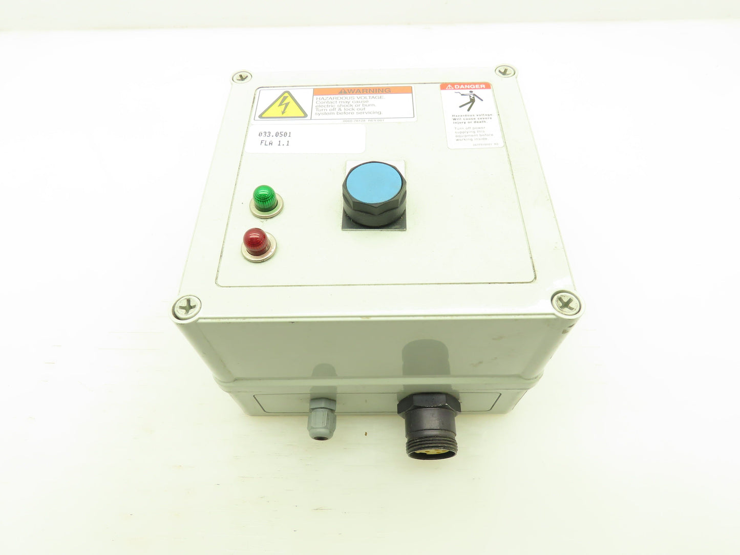 Cutler Hammer CE12BNC310 Motor Starter 1-1.6 FLA 3Ø 6 x 6" Enclosure 24VDC Coil