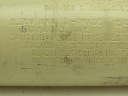 Chance C705-0249 Backup Current Limiting Fuse 8.3KV Max 1-Phase 15KV Max 3-Phase