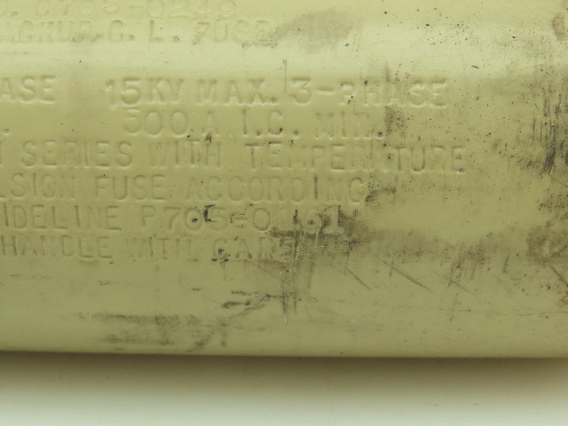 Chance C705-0249 Backup Current Limiting Fuse 8.3KV Max 1-Phase 15KV Max 3-Phase