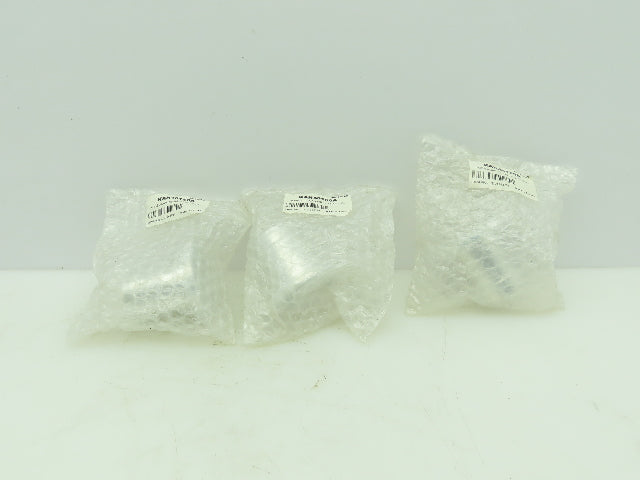 Agilent KAH40150A Varian Hose Adapter NW40 1.51.62 inch Male Aluminum Lot of 3