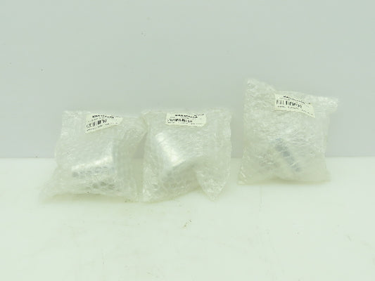 Agilent KAH40150A Varian Hose Adapter NW40 1.51.62 inch Male Aluminum Lot of 3