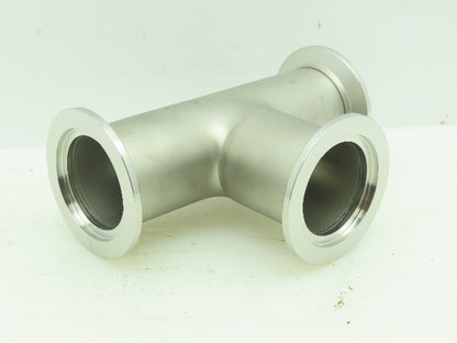Agilent KT01500246 Tee NW40 Klamp Flange Fitting Stainless Steel 1.5"