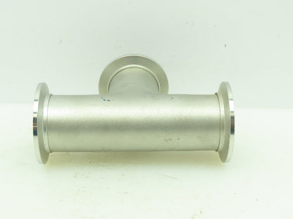 Agilent KT01500246 Tee NW40 Klamp Flange Fitting Stainless Steel 1.5"