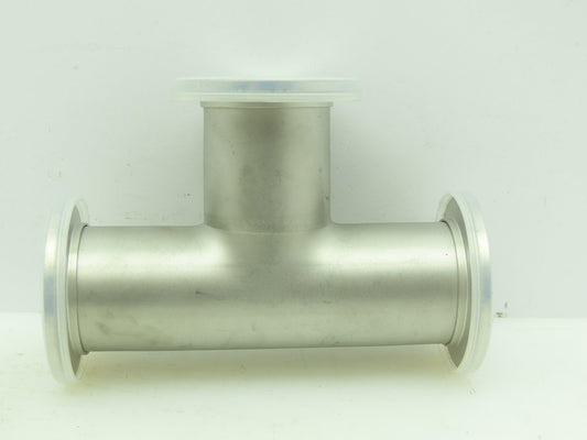 Agilent KT01500246 Tee NW40 Klamp Flange Fitting Stainless Steel 1.5"