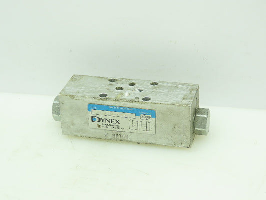 Dynex S8642-D03-AB-V-21 Hydraulic Dual Check Sandwich Valve 12GPM  3000 PSI D03
