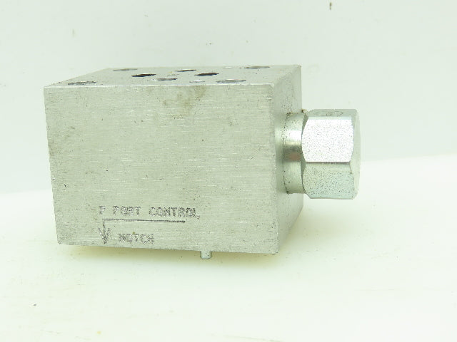 Dynex S8640-D03-P-V-20 Hydraulic Inlet Pressure Sandwich Check Valve 3000PSI D03